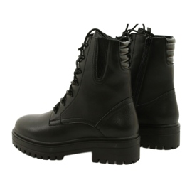 Boots Cuir Sergio Leone TR756 Lacets Noir 2