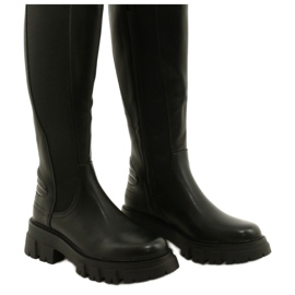 Bottes pour femmes Sergio Leone KZ748 Noir le noir 2