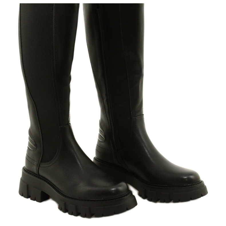 Bottes pour femmes Sergio Leone KZ748 Noir le noir 2