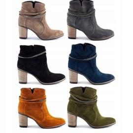 Olivier Bottes isolées pour femmes avec chaîne grise 2