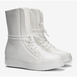 Baskets montantes Fatima dorées d'or 1