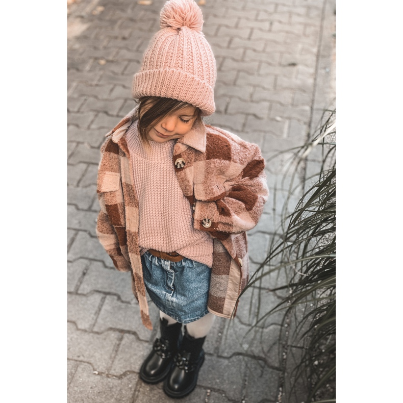 FR1 Bottes Enfant Chaud Noir Chaîne Hinea 1
