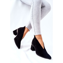 Bottes En Cuir À Talons Hauts Laura Messi Noir 2344 2