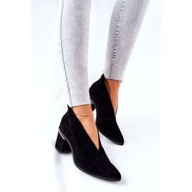 Bottes En Cuir À Talons Hauts Laura Messi Noir 2344 1