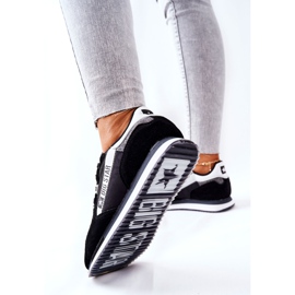 Chaussures de sport en cuir Big Star II274271 Noir blanc 1