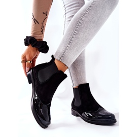 Bottes à enfiler en cuir Laura Messi Noir 2096 le noir 2