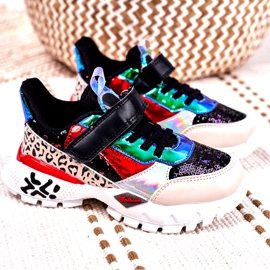 FRROCK Chaussures de sport pour enfants avec velcro noir Be Happy beige le noir rouge bleu 4 FRROCK Chaussures de sport pour enfants avec velcro noir Be Happy beige le noir rouge bleu 4