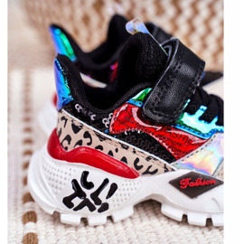 FRROCK Chaussures de sport pour enfants avec velcro noir Be Happy beige le noir rouge bleu 3 FRROCK Chaussures de sport pour enfants avec velcro noir Be Happy beige le noir rouge bleu 3