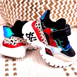 FRROCK Chaussures de sport pour enfants avec velcro noir Be Happy beige le noir rouge bleu 2 FRROCK Chaussures de sport pour enfants avec velcro noir Be Happy beige le noir rouge bleu 2