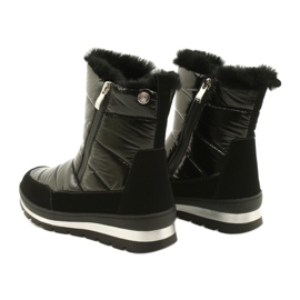 Bottes de neige noires avec membrane Caprice 26425-27 019 3