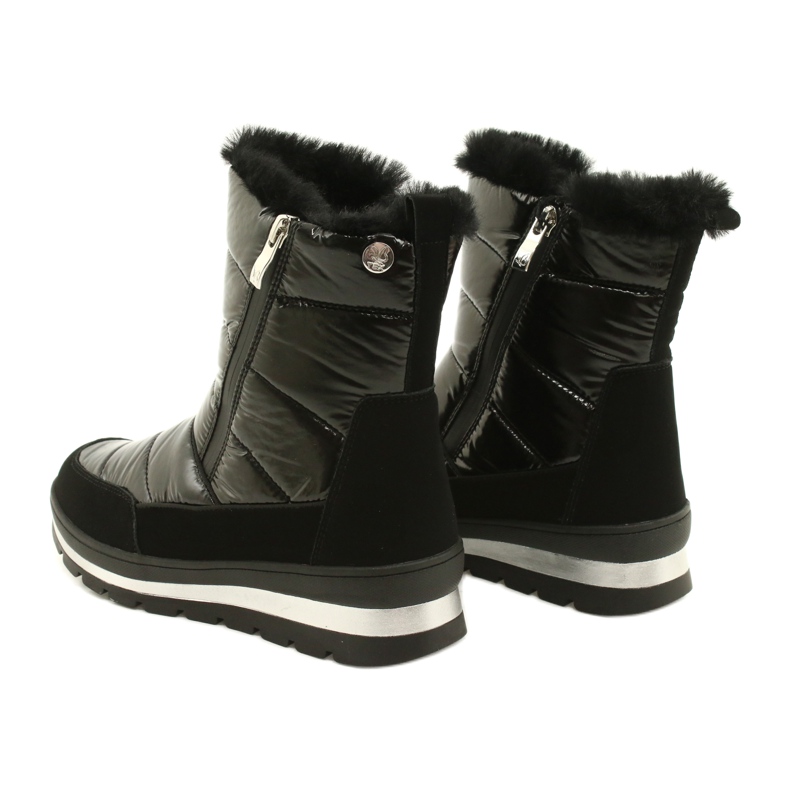 Bottes de neige noires avec membrane Caprice 26425-27 019 3