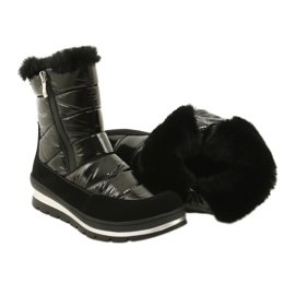 Bottes de neige noires avec membrane Caprice 26425-27 019 le noir 4