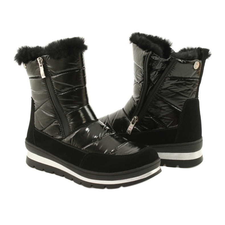 Bottes de neige noires avec membrane Caprice 26425-27 019 5