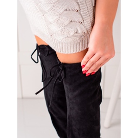 Seastar Cuissardes hautes en daim noir 1