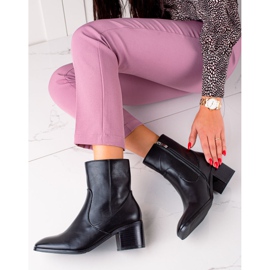 Renda Bottines coudées à talons hauts le noir 2