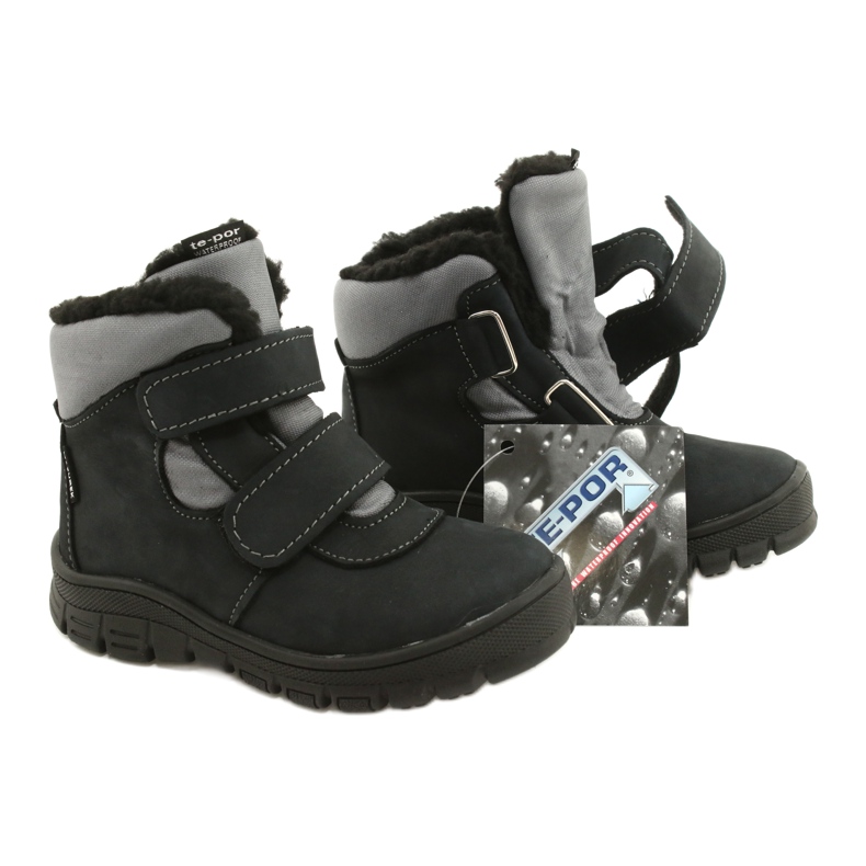 Boots boots avec membrane Mazurek 1360 Anthracite le noir gris 8