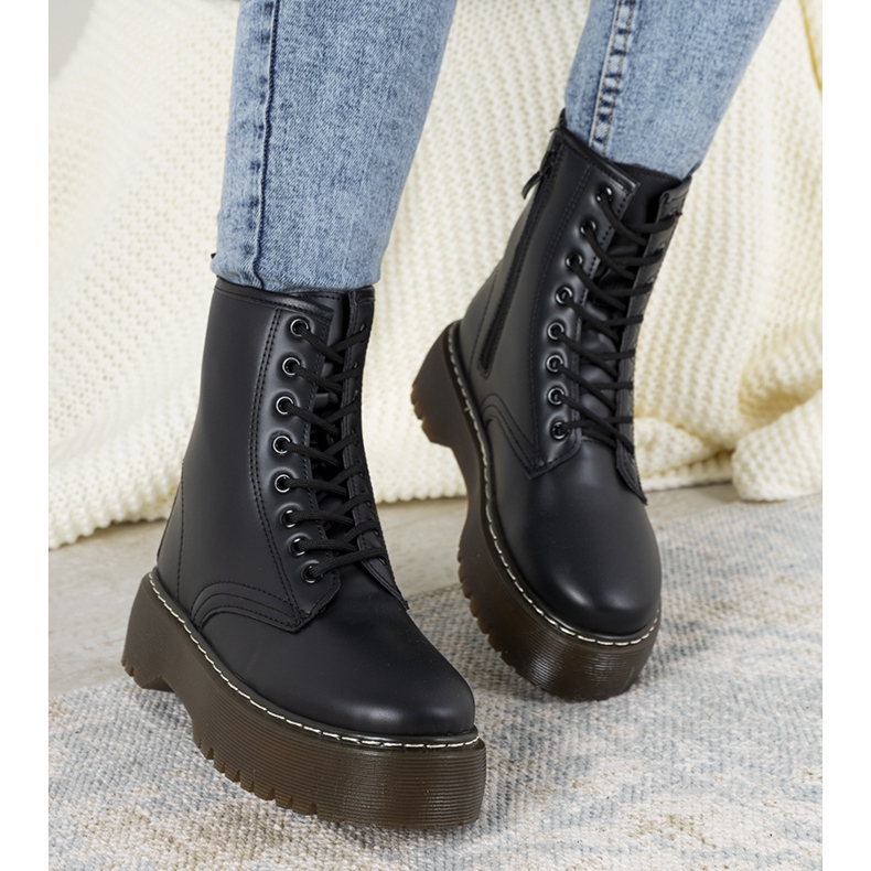 Bottines Lebel noires le noir 1