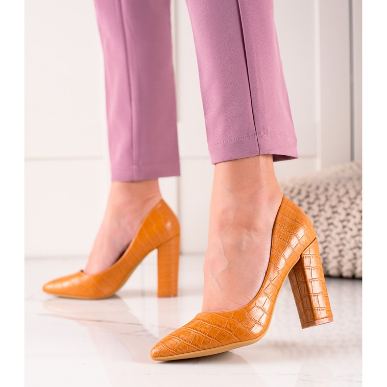 Sweet Shoes Escarpins pour femmes Ly9182c orange 2