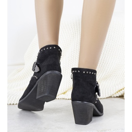 Bottes de cow-boy Hughes noires le noir 2 Bottes de cow-boy Hughes noires le noir 2