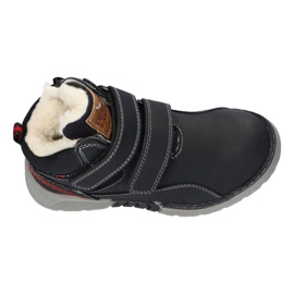 American Club XD18 / 21 Chaussures de sport isolées noires avec fourrure 1