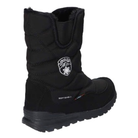 Bottes de neige Softshell imperméables avec membrane American Club SN22 / 21, noir le noir 2