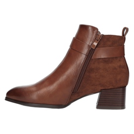 Bottes marron pour femmes Filippo DBT3013/21 BR brun 2