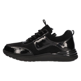 Baskets en cuir Filippo DP3149 / 21 BK noir le noir 1