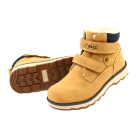 Bottes en bois avec velcro Camel News 21DZ20-4307 jaune 4