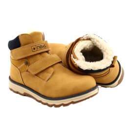 Bottes en bois avec velcro Camel News 21DZ20-4307 jaune 6