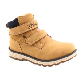 Bottes en bois avec velcro Camel News 21DZ20-4307 jaune 1