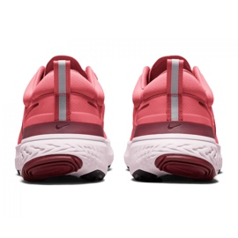 Chaussure de course Nike React Miler 2 W CW7136-600 rouge multicolore 4