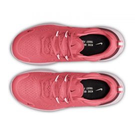 Chaussure de course Nike React Miler 2 W CW7136-600 rouge multicolore 5