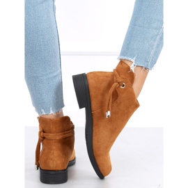 Camel MR-10 Bottines plates pour femmes Camel brun 2