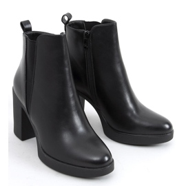 Bottines noires à talons hauts noir 6917 Noir 2