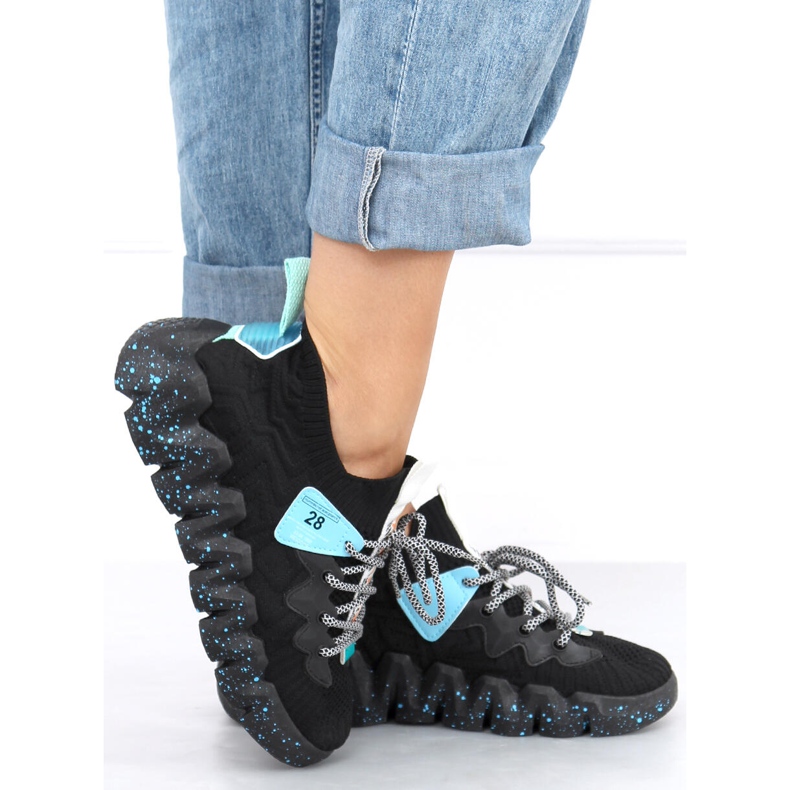 Chaussures de sport à semelle haute NB387 Allblack noires 2