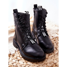 PE1 Bottes Chaudes Enfant Workers Noir Rosalie 2