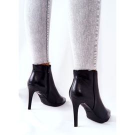 Bottes pour femmes à talon haut Sergio Leone BT501 noir 1