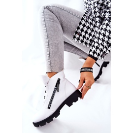 Bottes Chauffées Avec Fourrure Sergio Leone Blanc TR740 blanche 5