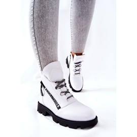 Bottes Chauffées Avec Fourrure Sergio Leone Blanc TR740 blanche 3
