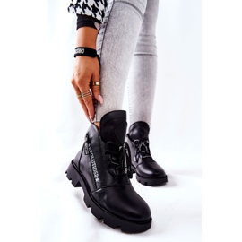 Bottes Chauffées Avec Fourrure Sergio Leone Noir TR740 1