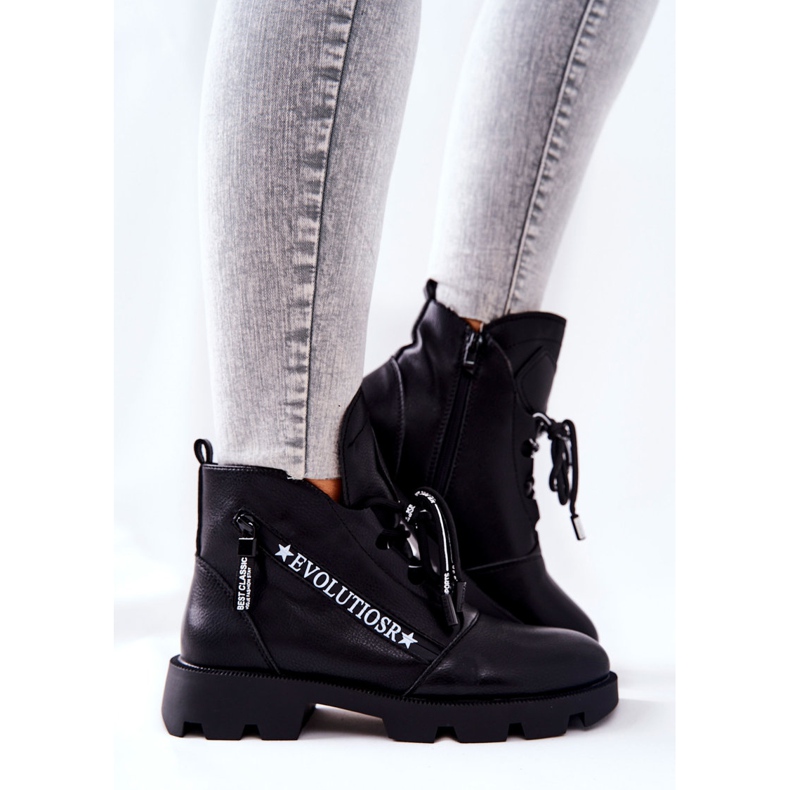 Bottes Chauffées Avec Fourrure Sergio Leone Noir TR740 le noir 2