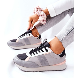 Chaussures de Sport Memory Foam Big Star II274398 Gris-Noir 2