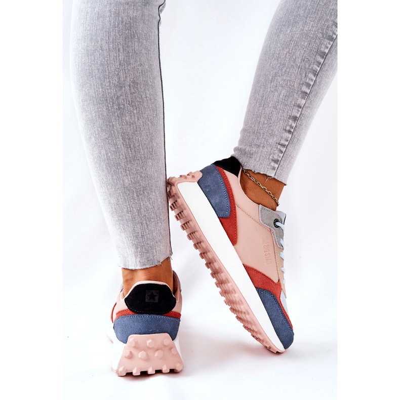 Chaussures de Sport Memory Foam Big Star II274401 Beige-Bleu 1