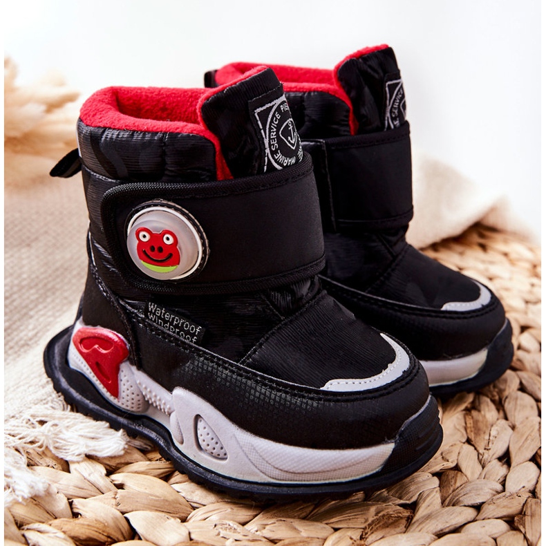 PJ2 Bottes de neige pour enfants Boots Black Frenzie le noir 1 PJ2 Bottes de neige pour enfants Boots Black Frenzie le noir 1