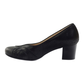 Pumps pour femmes Espinto sur le pilier noir le noir 2