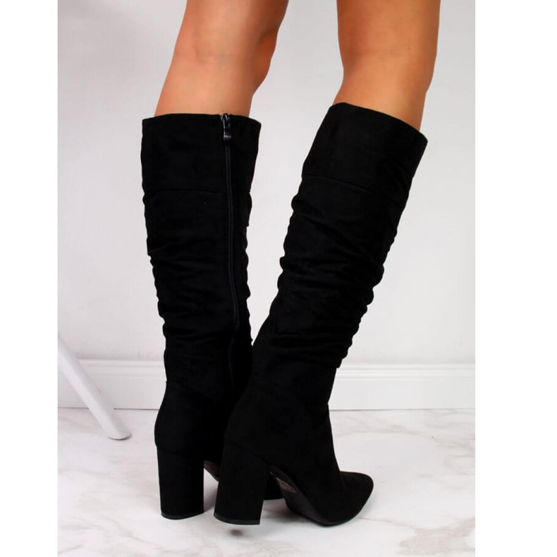 Bottes isolées, froissées Vinceza W JAN42A noir 1