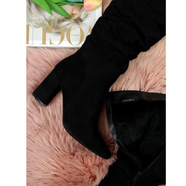Bottes isolées, froissées Vinceza W JAN42A noir le noir 3