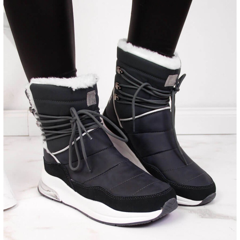 Bottes de neige isolées grises Big Star W II274281 2 Bottes de neige isolées grises Big Star W II274281 2