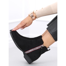 Bottines en daim noir Isabel le noir 5