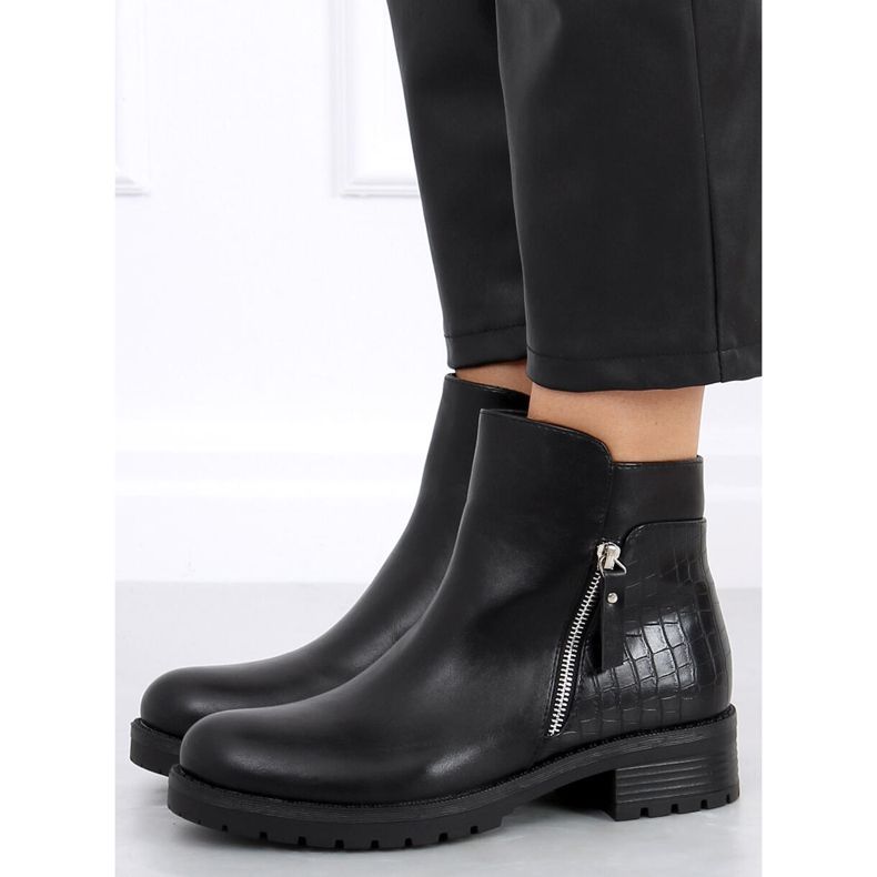 Bottines Chelsea femme Kora Noir 1